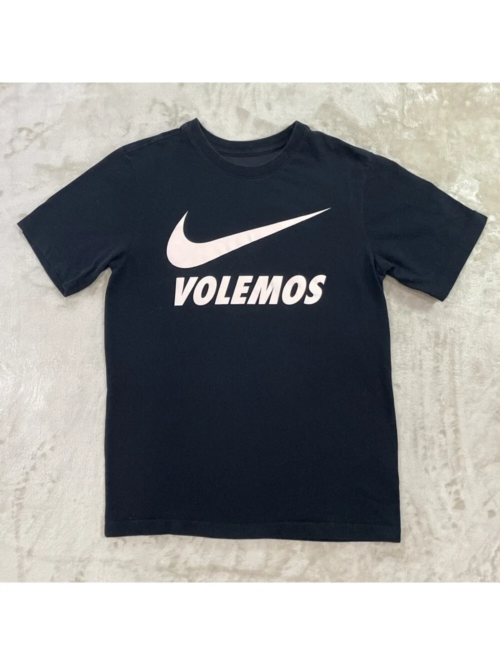“Volemos” The Nike Tee Short Sleeve Black Dri-Fit T Shirt Mens Size Small